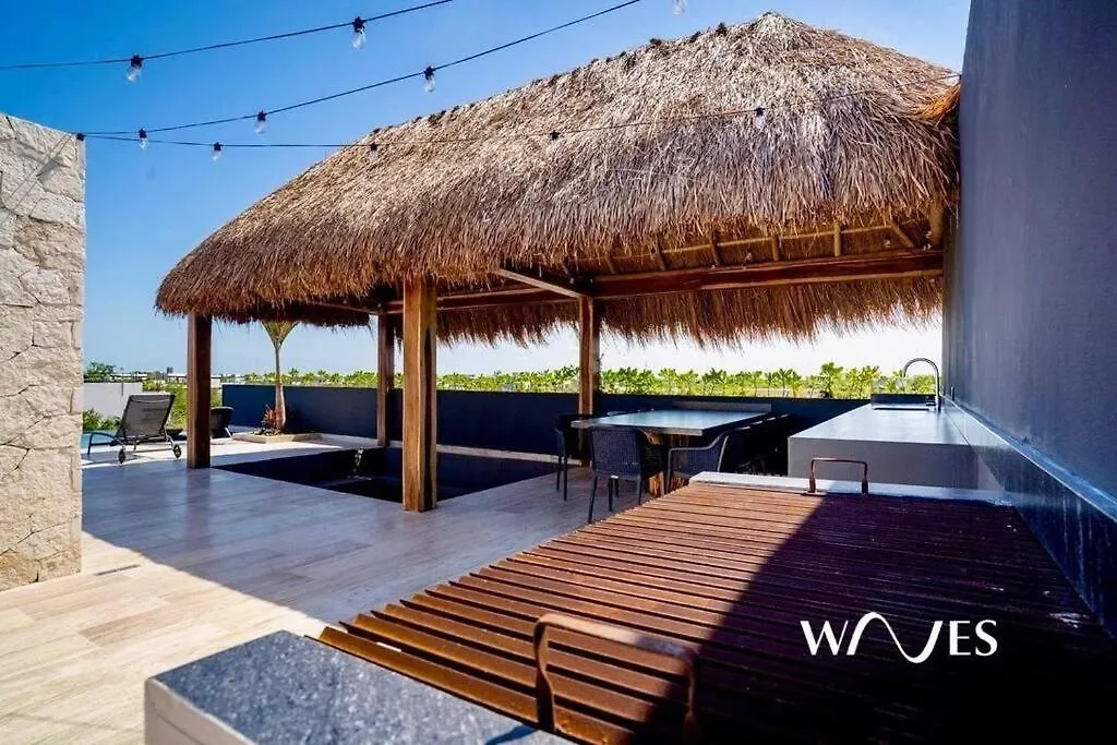 Natural Lighted Boho Chic Studio With Private Pool By Waves Tulum 0*,  México