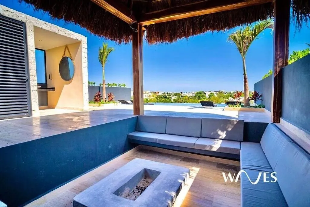 Apartamento Natural Lighted Boho Chic Studio With Private Pool By Waves Tulum