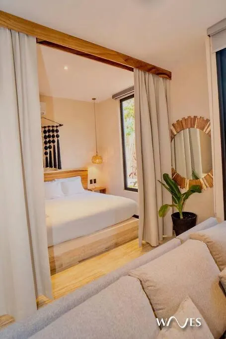 Natural Lighted Boho Chic Studio With Private Pool By Waves Tulum